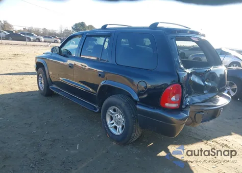 2002 Dodge Durango Sport из США, поврежденный, VIN 1B4HS38N42F171619